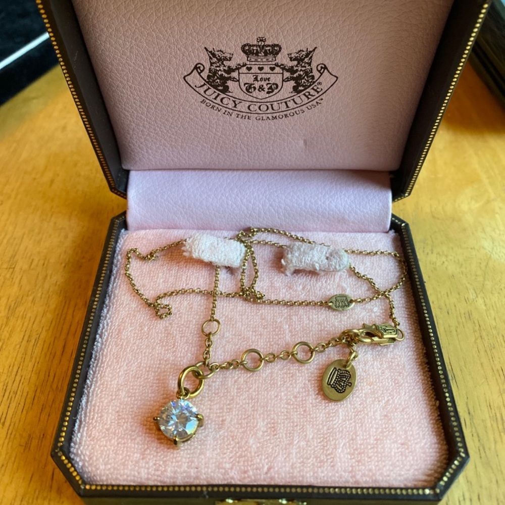 Juicy couture necklace with charm